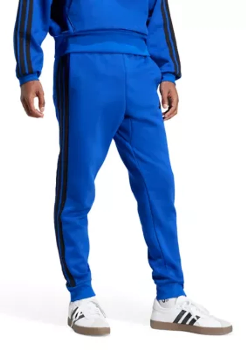 Essentials 3-Stripes Open Hem Fleece Pants