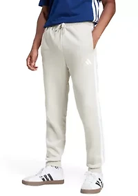 Essentials 3-Stripes Open Hem Fleece Pants