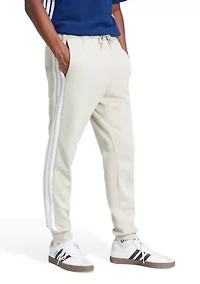 Essentials 3-Stripes Open Hem Fleece Pants