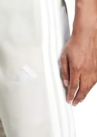 Essentials 3-Stripes Open Hem Fleece Pants