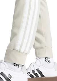 Essentials 3-Stripes Open Hem Fleece Pants