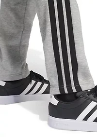 Essentials 3-Stripes Open Hem Fleece Pants