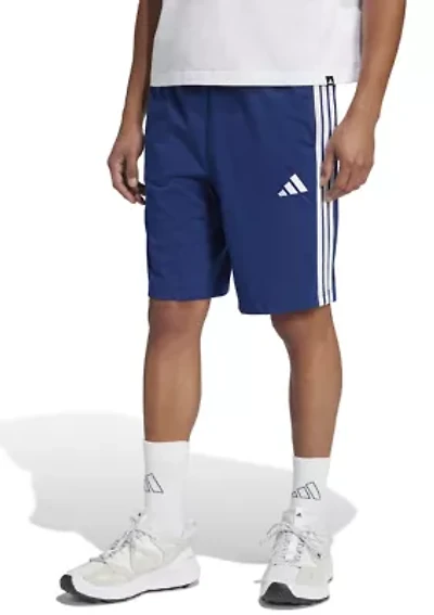 Essentials Three Stripes Single Jersey Shorts - 10"