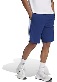 Essentials Three Stripes Single Jersey Shorts - 10"