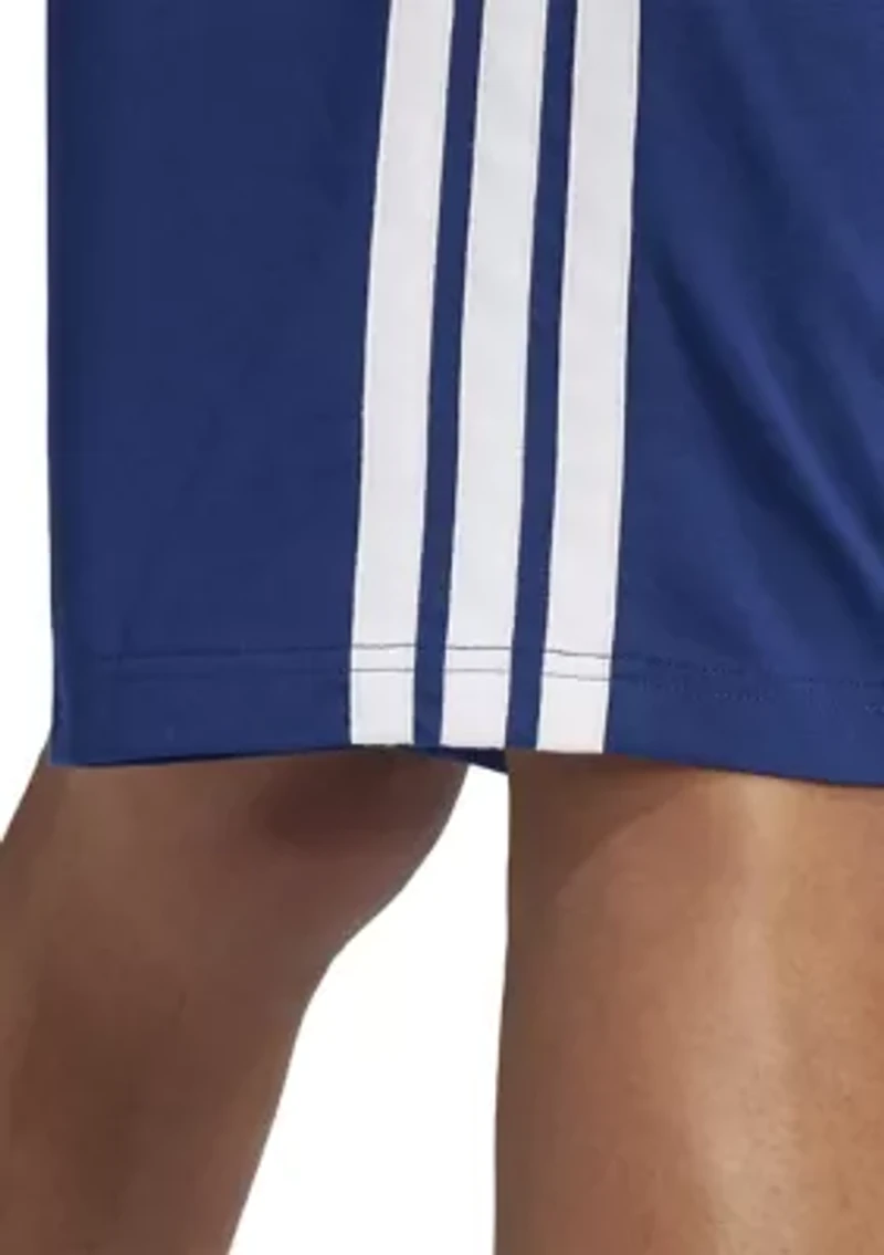 Essentials Three Stripes Single Jersey Shorts - 10"