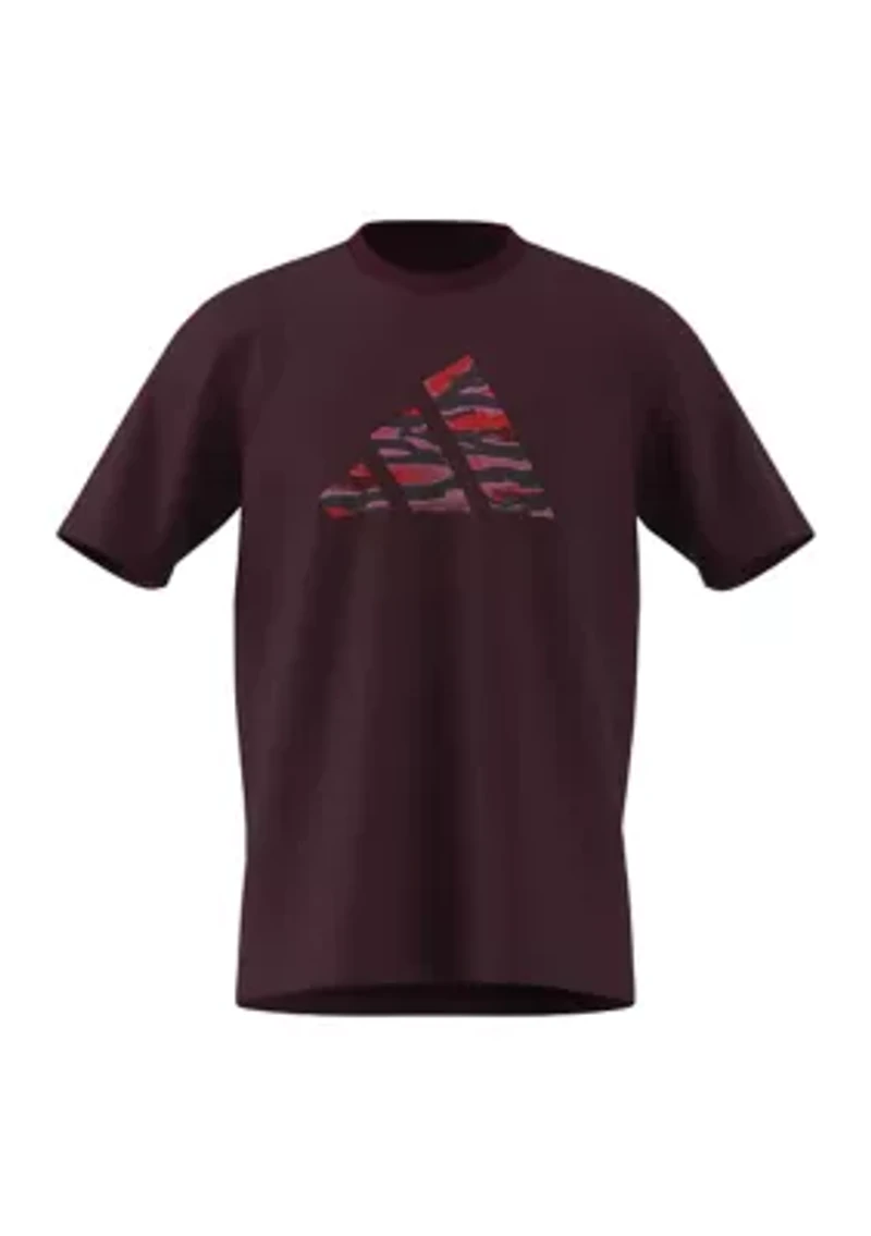 Big & Tall Camo Logo Graphic T-Shirt