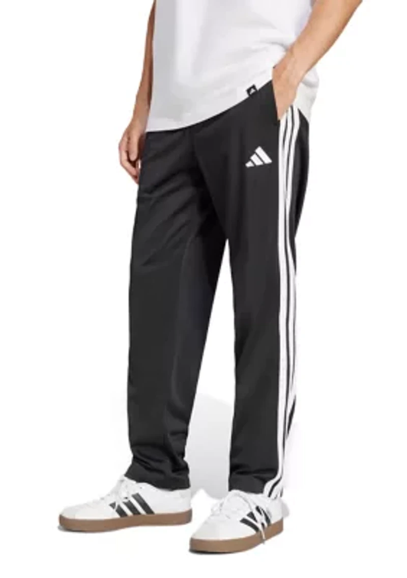 3-Stripes Tricot Regular-Fit Open Hem Track Pants