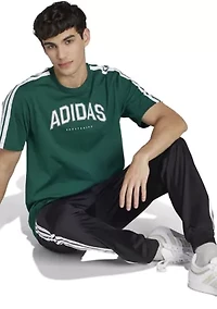 Codes Collegiate Linear Graphic T-Shirt