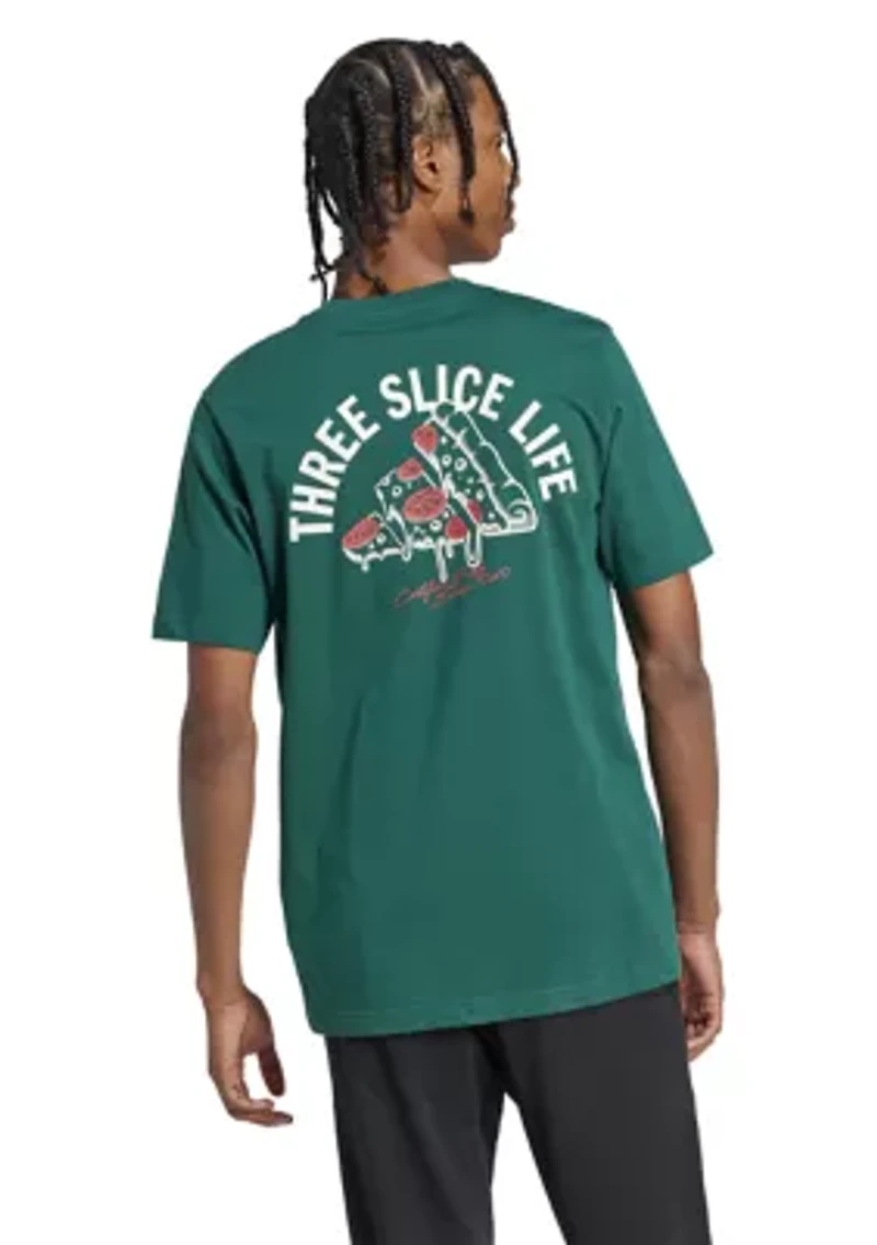 Big & Tall Pizza Graphic T-Shirt