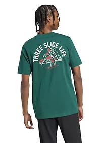 Big & Tall Pizza Graphic T-Shirt