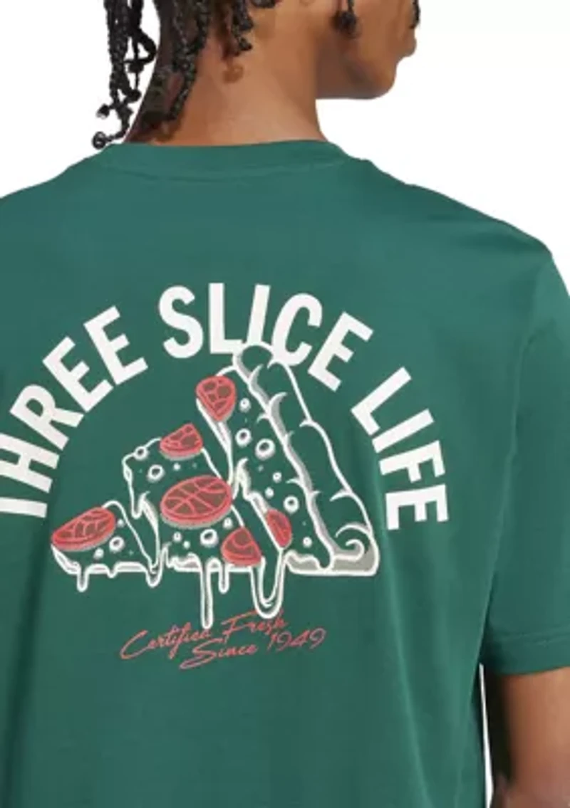 Big & Tall Pizza Graphic T-Shirt