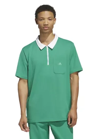 Essentials 1/4-Zip Polo Shirt