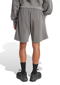 All-Season French Terry Washed 8 Inch Shorts