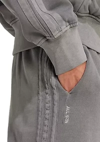 All-Season French Terry Washed 8 Inch Shorts