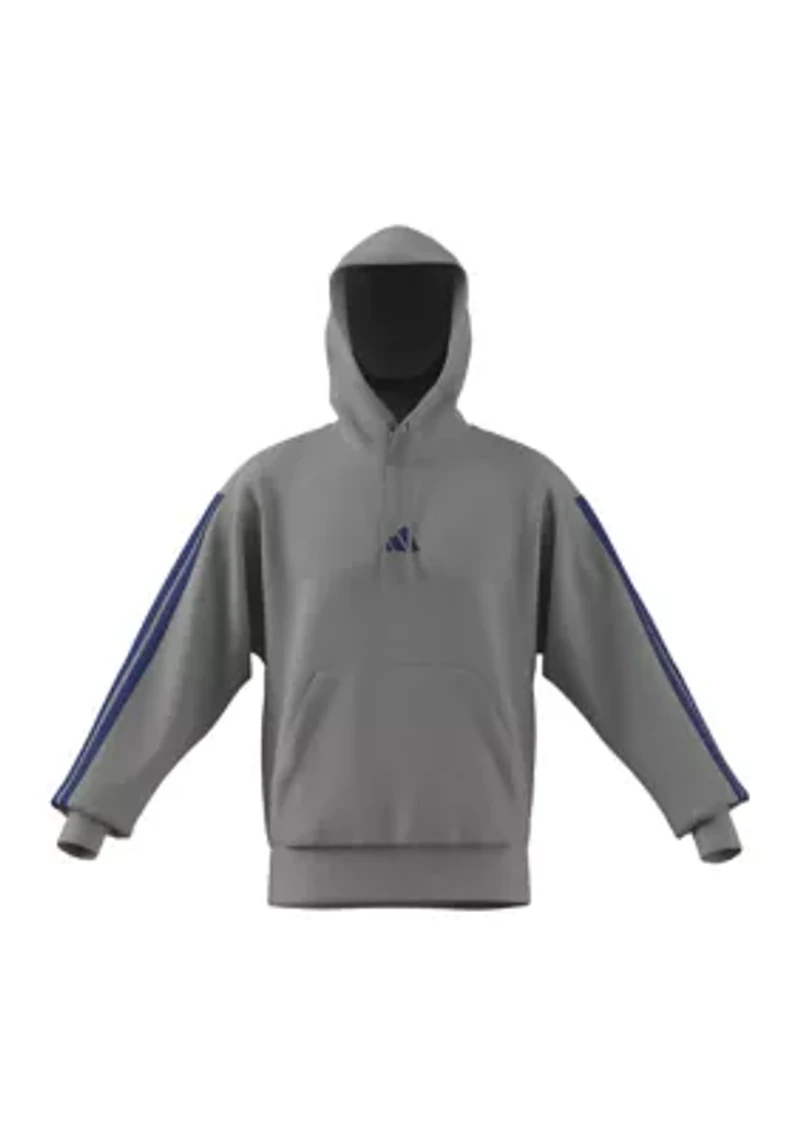 3 Stripe Fleece Hoodie