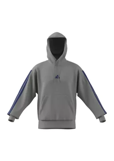 3 Stripe Fleece Hoodie