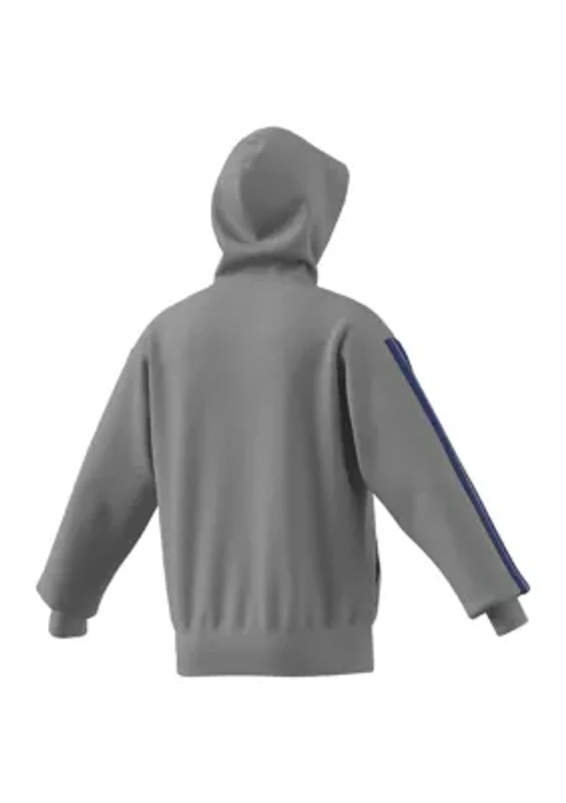 3 Stripe Fleece Hoodie