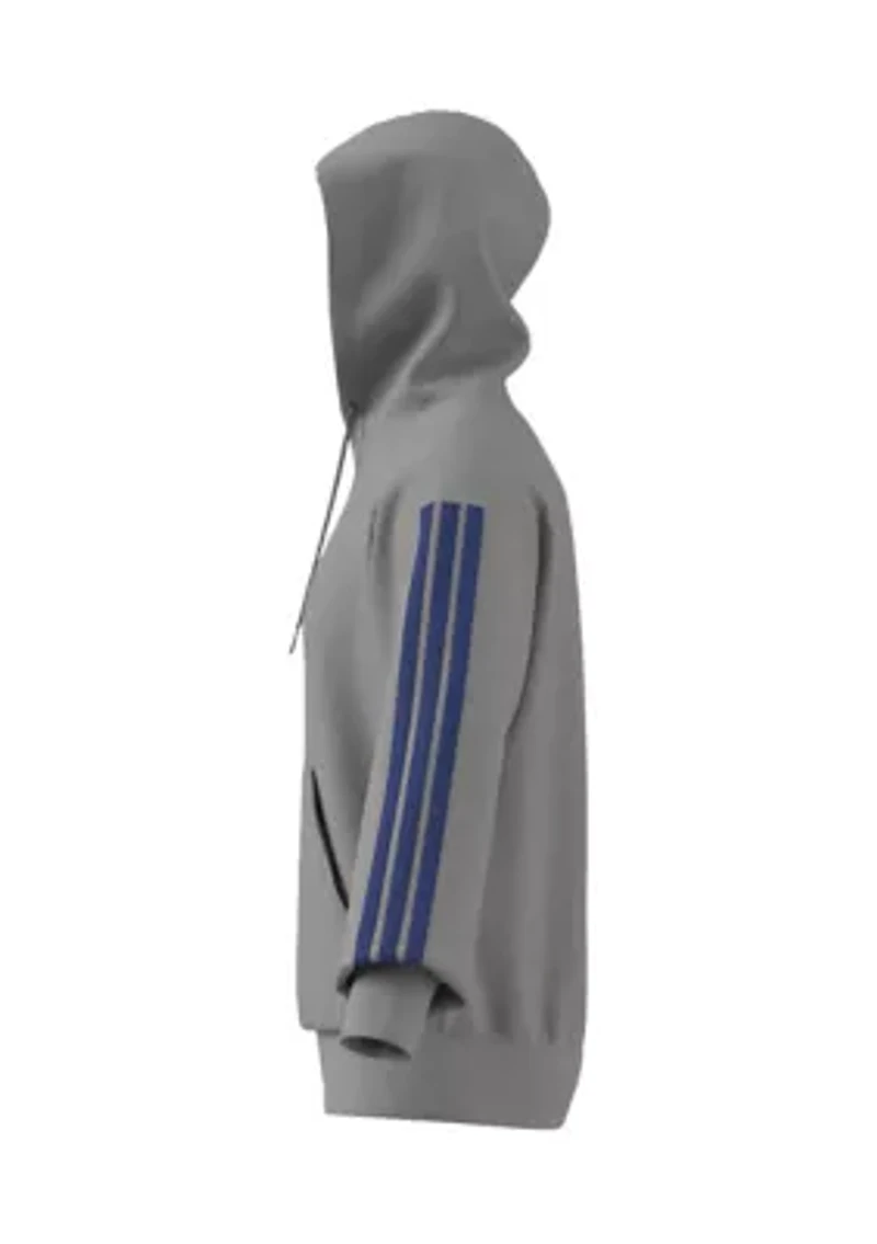 3 Stripe Fleece Hoodie