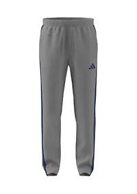 Essentials 3 Stripe Open Bottom Fleece Pants