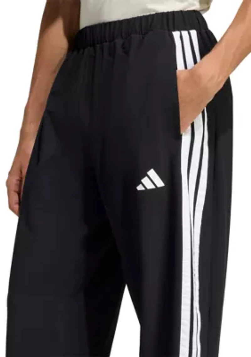 Men's 3 Stripes Regular Fit Snap Woven Track Pant