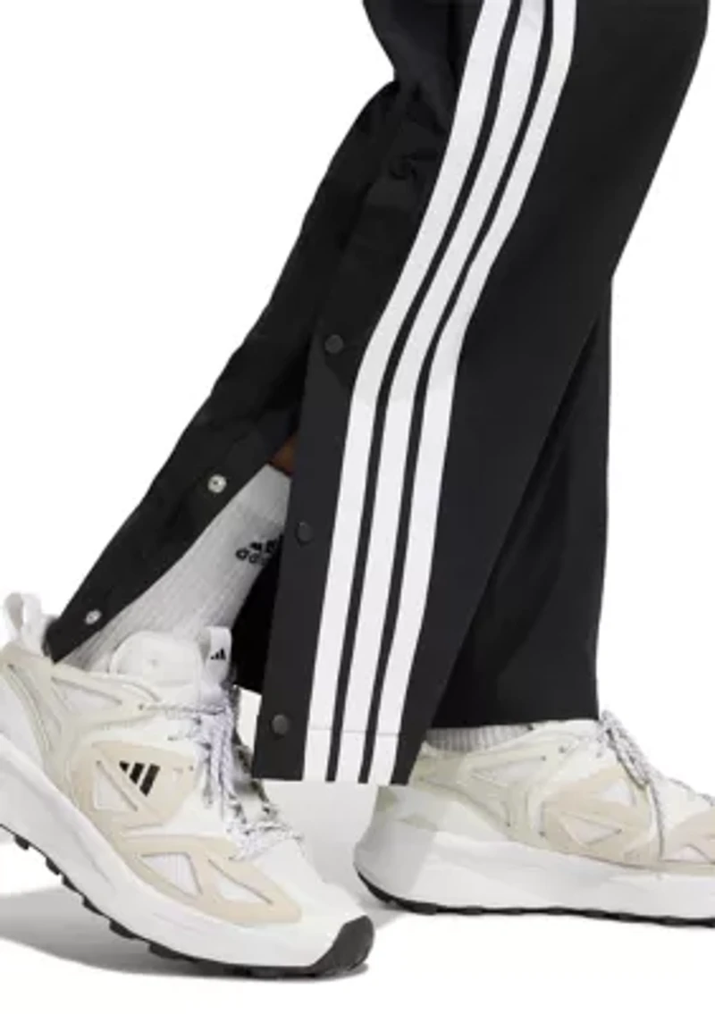 Men's 3 Stripes Regular Fit Snap Woven Track Pant