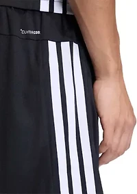 Workout Essentials Base 3-Stripes Pique 9" Shorts