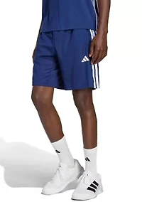 Workout Essentials Base 3-Stripes Pique 9" Shorts