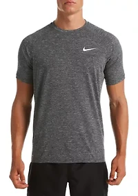 Heather Short Sleeve Hydroguard Swim T-Shirt