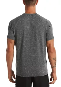 Heather Short Sleeve Hydroguard Swim T-Shirt