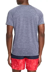 Heather Short Sleeve Hydroguard Swim T-Shirt