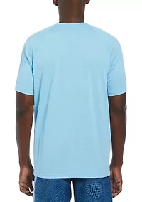 Heather Short Sleeve Hydroguard Swim T-Shirt