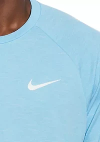 Heather Short Sleeve Hydroguard Swim T-Shirt
