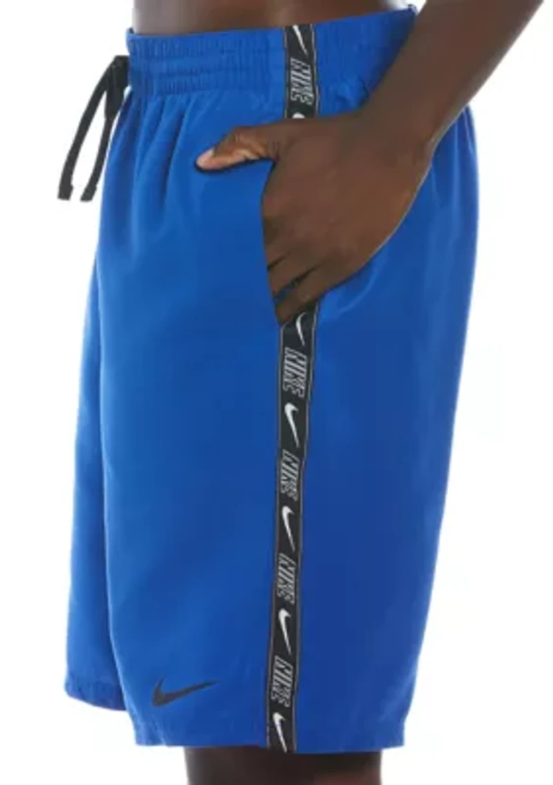 Logo Tape Lap 9" Volley Shorts