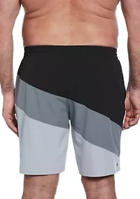 Big & Tall Color Surge 9" Volley Swim Shorts