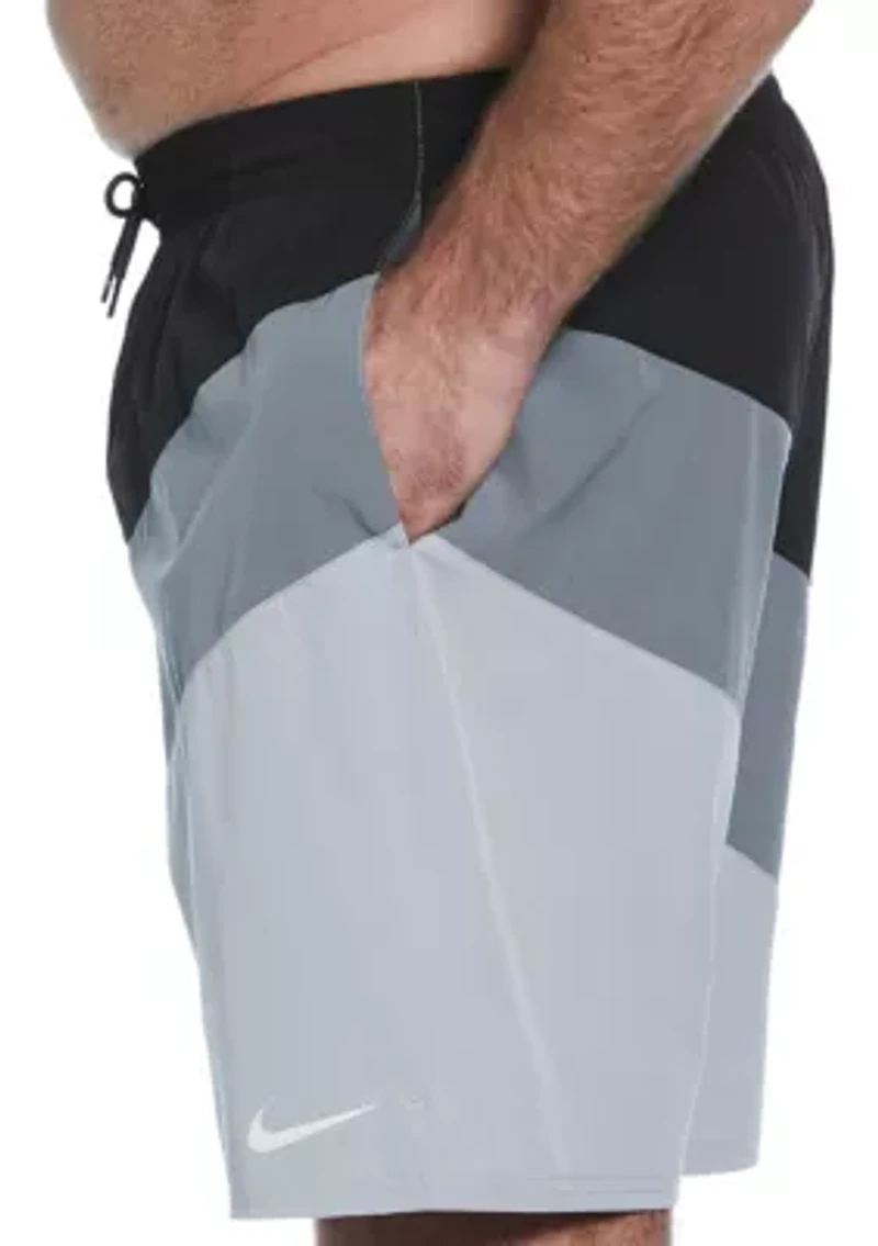 Big & Tall Color Surge 9" Volley Swim Shorts