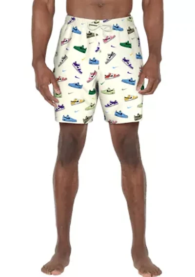 Multi Print 7" Volley Shorts