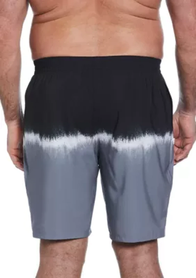 Big & Tall Ocean Merge 9" Volley Swim Shorts