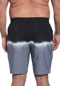 Big & Tall Ocean Merge 9" Volley Swim Shorts