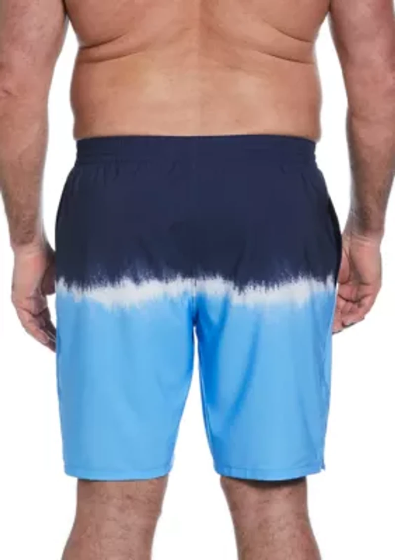 Big & Tall Ocean Merge 9" Volley Swim Shorts