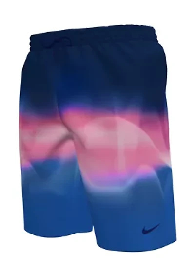 Big & Tall Aura Fade 9" Swim Shorts