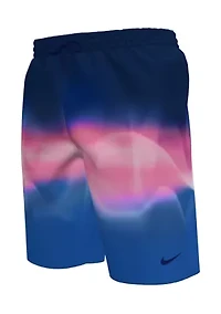Big & Tall Aura Fade 9" Swim Shorts