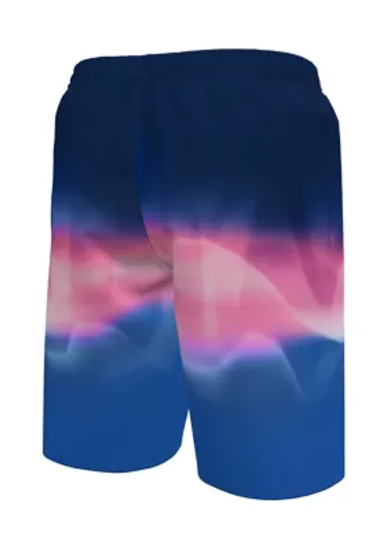 Big & Tall Aura Fade 9" Swim Shorts