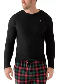 Big & Tall Waffle Long Sleeve Sleep Shirt