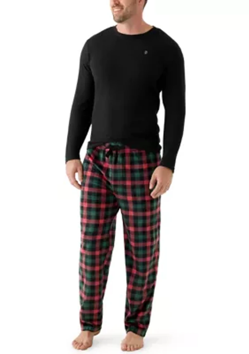 Big & Tall Waffle Long Sleeve Sleep Shirt