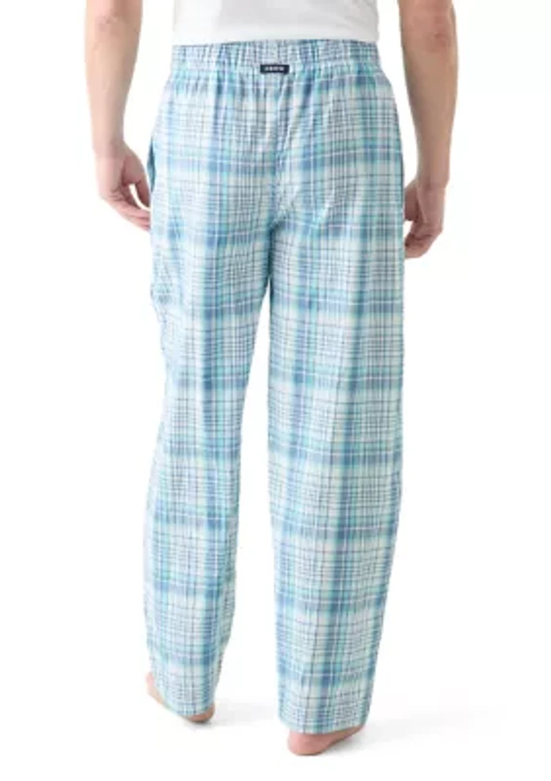 Yarn Dye Plaid Woven Pajama Pants