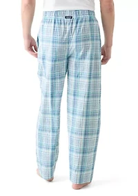 Yarn Dye Plaid Woven Pajama Pants