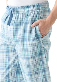 Yarn Dye Plaid Woven Pajama Pants