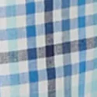 Yarn Dyed Woven Blue Check Pajama Pants