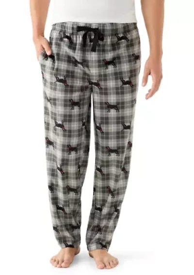 Sueded Fleece Pajama Pants