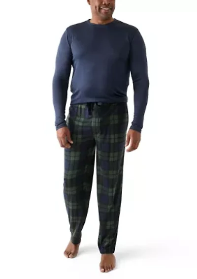 Big & Tall Sweater Knit Sleep Set